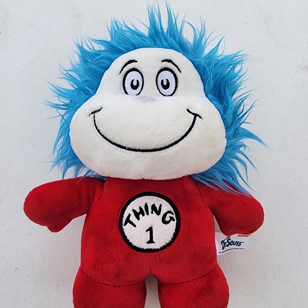Dr. Seuss Thing 1 & 2 Plush - Red and Blue